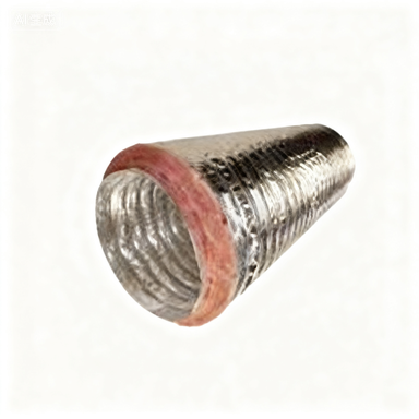 A817玻璃棉保温管-镀铝膜内管+铝箔外套